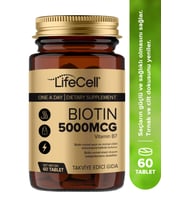 Biotin 5000 Mcg - Saç Ve Tırnak Vitamini Gıda Takviyesi
