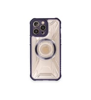 Newface Apple iPhone 12 Pro Kılıf Prag Magneticsafe Kapak - Derin Mor