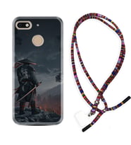 General Mobile GM8 Go GM9 GM20 Pro Plus Kılıf Boyun Asklı Rasta Silikon Warrior 1653