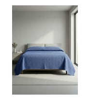 Sofline Premium %100 Pamuk Çift Kişilik Yazlık Pike, Yatak Örtüsü,terletmez Kumaş(PUDRA RENK) (240X200CM)