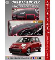 FIAT 500L (2013-2017) Torpido Örtüsü Ön Göğüs Torpido Koruma Tam Uyum Çatlamayı Önler Kolay Montaj