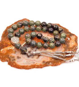 Kanbaba Jasper Taşı Tesbih (10 mm)