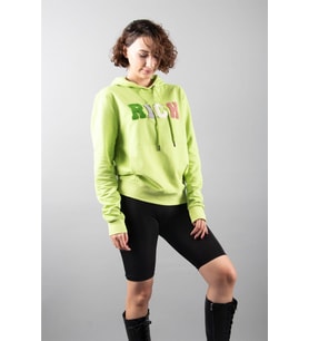 Yeşil 2 Iplik Kapüşonlu Sweatshirt