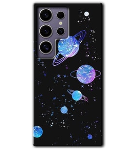 Galaxy S24 Ultra Kılıf HD Desen Baskılı Kılıf - Samanyolu Galaksi