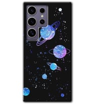 Galaxy S24 Ultra Kılıf HD Desen Baskılı Kılıf - Samanyolu Galaksi