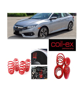 honda civic fc5 (2016-2021) uyumlu coil-ex 3.5 cm spor yay