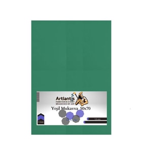 Yeşil Renkli Mukavva 50x70 5 Adet Artlantis Renkli Mukavva 5 Adet