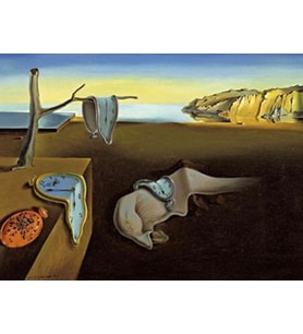 S.Dali Eriyen Saatler Sayılarla Boyama Seti 40x50 cm (Tuvale Gerili)