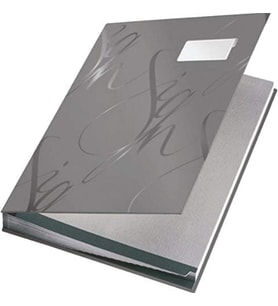 Leitz Design İmza Dosyası-18 Bölmeli, Gri