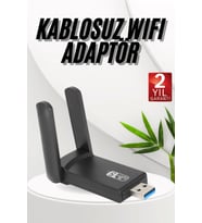 Wifi Adaptörü Bt5.0 Wifi 2'si Bir Arada Çift Bantlı Çift Anten