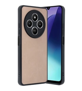 Xiaomi Redmi 14c Kılıf Aras Deri Kapak - Pudra