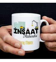 İnşaat Mühendisine Hediye Kupa Bardak