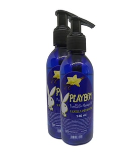 Playboy Vanilla Flavored Pure Edible Massage Oil 120ml Vanilya Aromalı Masaj Yağı 2 Adet