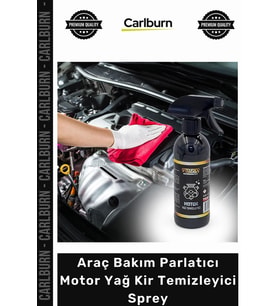 #YağTemizleyici Susuz Araç Bakım Parlatıcı Sprey Güçlü Formül 410 ml Motor Yağ Kir Temizleyici