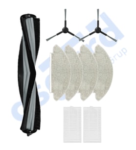 VİOMİ V5 – V5 PRO – ALPHA 2 PRO Uyumlu 1 Ana Fırça 2 Yan Fırça 2 Filtre 4 Mop PKT-iasgf0001005