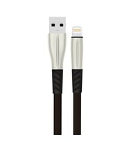 S89 Metal Uçlu Lightning Kablo İphone Uyumlu 1M 2.4A - Siyah
