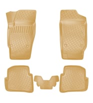 Rizline Skoda Fabia 1999-2007 İle Uyumlu 3D Havuzlu Paspas Bej