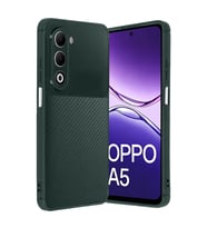 Oppo A5 4g Auto Focus Karbon Kapak - Koyu Yeşil