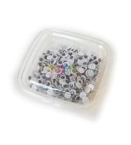 Kuş gözü Oynar Göz 5mm Siyah 100 Adetli Paket (5mm mini göz) 