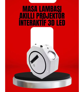 Taşınabilir 360° Ayarlanabilir Gökyüzü Projeksiyon Lambası