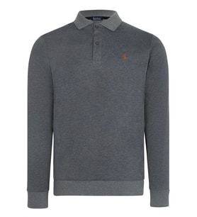 V4007 DEWBERRY ERKEK SWEATSHIRT-KOYU ANTRASİT