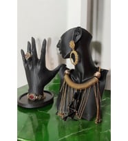 Dekoratif Takı Organizer Manken Teşhir Standı 21cm Set Şık Makyaj Mücevher Kolye Tasarım Sergi