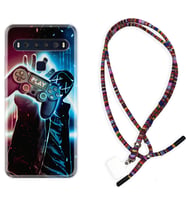 TCL 10L 10 Plus 10SE 20E 20SE 30 L7 Kılıf Boyun Asklı Rasta Silikon Play Me 1757