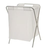 50 Litre Beyaz,Katlanır, Çamaşır Sepeti MeridyenDukkan Açılır Kapanır Pratik Kirli Sepeti 50 Lt U42X G43X Y60 cm