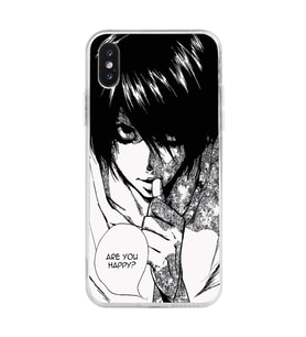 Iphone XS MAX Uyumlu Death Note Tasarımlı Şeffaf Telefon Kılıfı