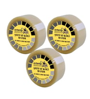 Koli Bandı Şeffaf 45x100 3 Lü1 Paket Artlantis Koli Bantı 45*100 Ambalajlama Bandı Şeffaf Ekstra Yapıştırma Kaliteli 3 Lü (Renksiz)