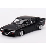 Mini GT 655 Nissan Skyline Kenmeri Liberty Walk Matt Black RHD Model Araba