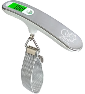 Dijital Bagaj Tartısı - 50kg/110lb Kapasiteli, Dara Fonksiyonlu, Arkadan Aydınlatmalı LCD Ekran, Çoklu Ağırlık Birimi Seçenekleri, Taşınabilir & Ergonomik Tasarım