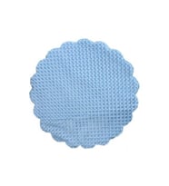 Organze puantiyeli mavi 22cm p100-