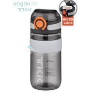TKK 550 ML Rahat İçim (U Ağızlı) Bpa İçermeyen Taşıma Kulplu Tritan Su Matarası FFTKK1016-550ML