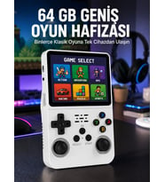 Klasik Oyun Konsolu 64 Bit İşlemci ve Çift Kart Girişi Özellikli Yeni Nesil