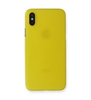 Apple İphone Xs Max Kılıf Pp Ultra İnce Kapak - Sarı
