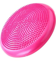 LİBOR DELTA DENGE DİSKİ BALANCE TRAİNER DENGE TOPU PEMBE PİLATES BALANS DİSK (POMPASIZ)33 CM