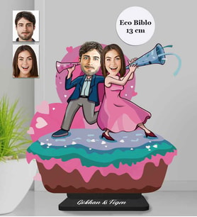 Kişiye Özel Sevgili Ahşap Eco Biblo -48