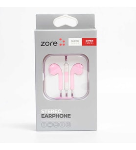 Zore EP5 Basıc Serisi 3.5mm Kulaklık (Açık Pembe)