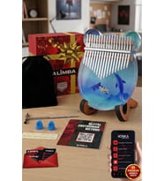 Midex KLX-650-PAK Okyanus Cam Kalimba 17 Tuşlu Full Set
