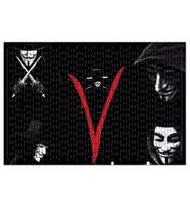 V For Vendetta Blood in V Puzzle 240 Parça Yapboz