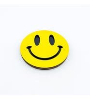 Ahşap Gülümseyen Emoji Magnet (5 ADET)