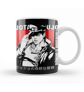 Jotaro Kujo 039 Kupa Bardak Porselen