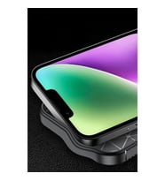 İphone 16e Kılıf Auto Fus Karbon Kapak - Siyah