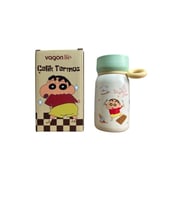 VAGONLİFE PASLANMAZ ÇELİK PİPETSİZ KULLANIM MATARA/TERMOS VGN10131 310ML DESENLİ YEŞİL