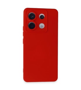 Xiaomi Redmi Note 13 Pro 5G Kılıf Nano içi Kadife Silikon - Kırmızı