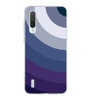 Xiaomi Mi 9 Lite Uyumlu Kapak Renk Cümbüşü Tasarımlı Şeffaf Silikon Kılıf