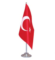 Firmalara özel masa bayrağı, şirket bayrağı, firma logo baskılı bayrak