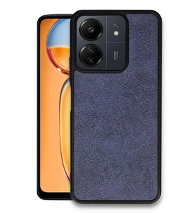 Newface Xiaomi Redmi 13C Kılıf Aras Deri Kapak - Lacivert