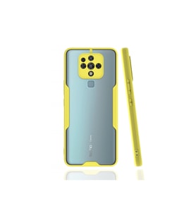 Camon 16 Kılıf Platin Silikon - Sarı